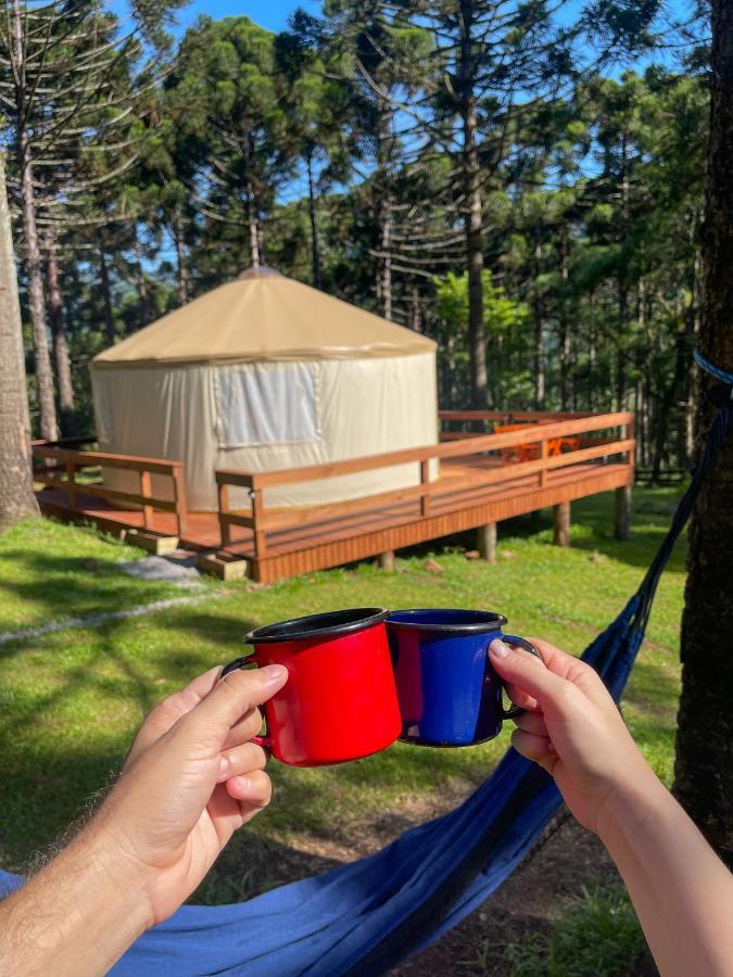 Glamping Yurt Sequoia - Estancia Las Araucarias Canela Exterior foto