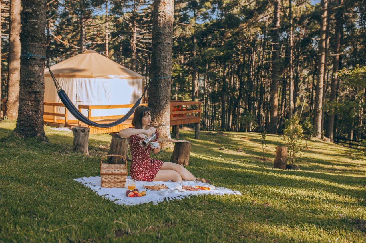 Glamping Yurt Sequoia - Estancia Las Araucarias Canela Exterior foto